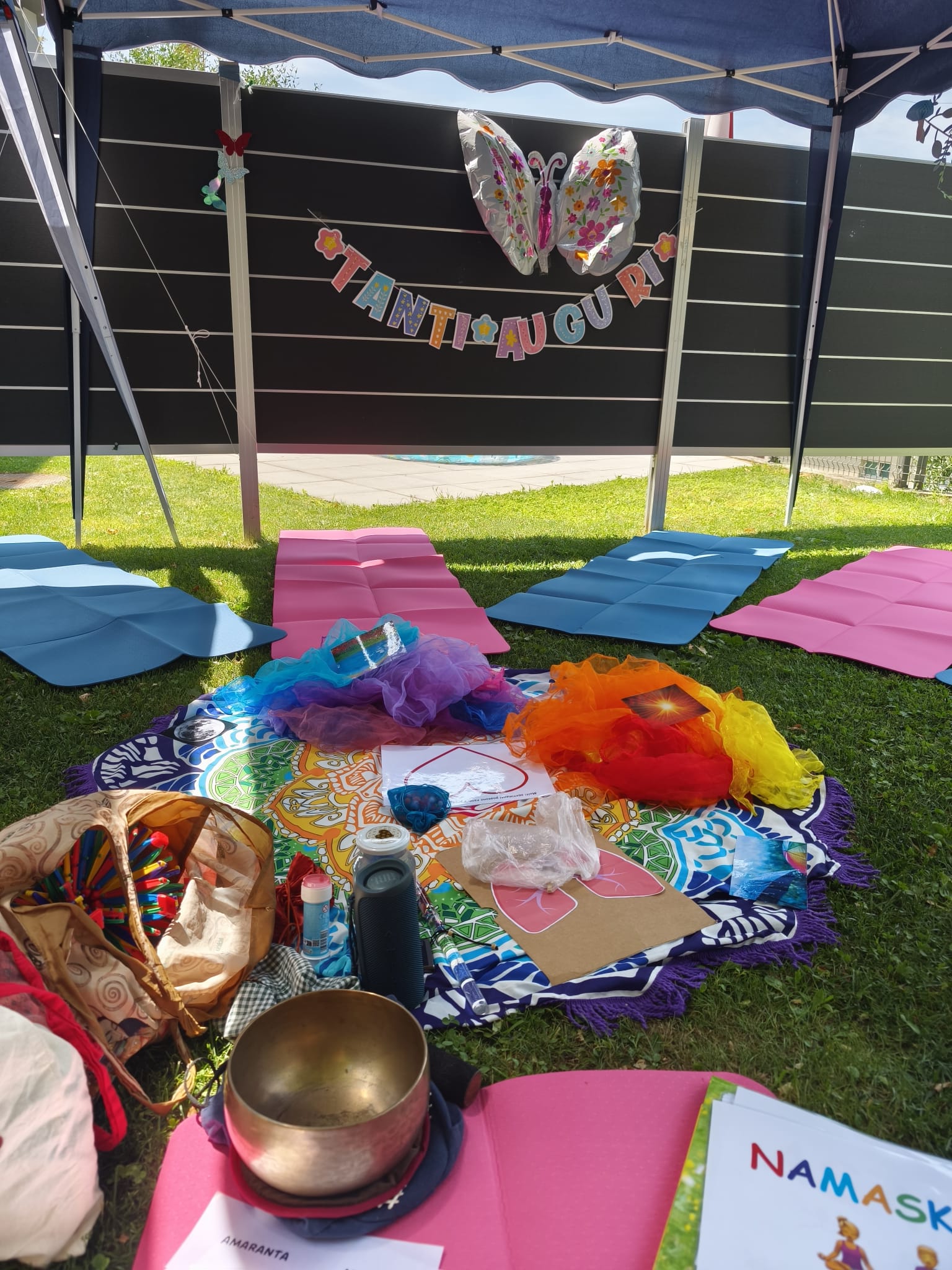 Yoga per feste di compleanno