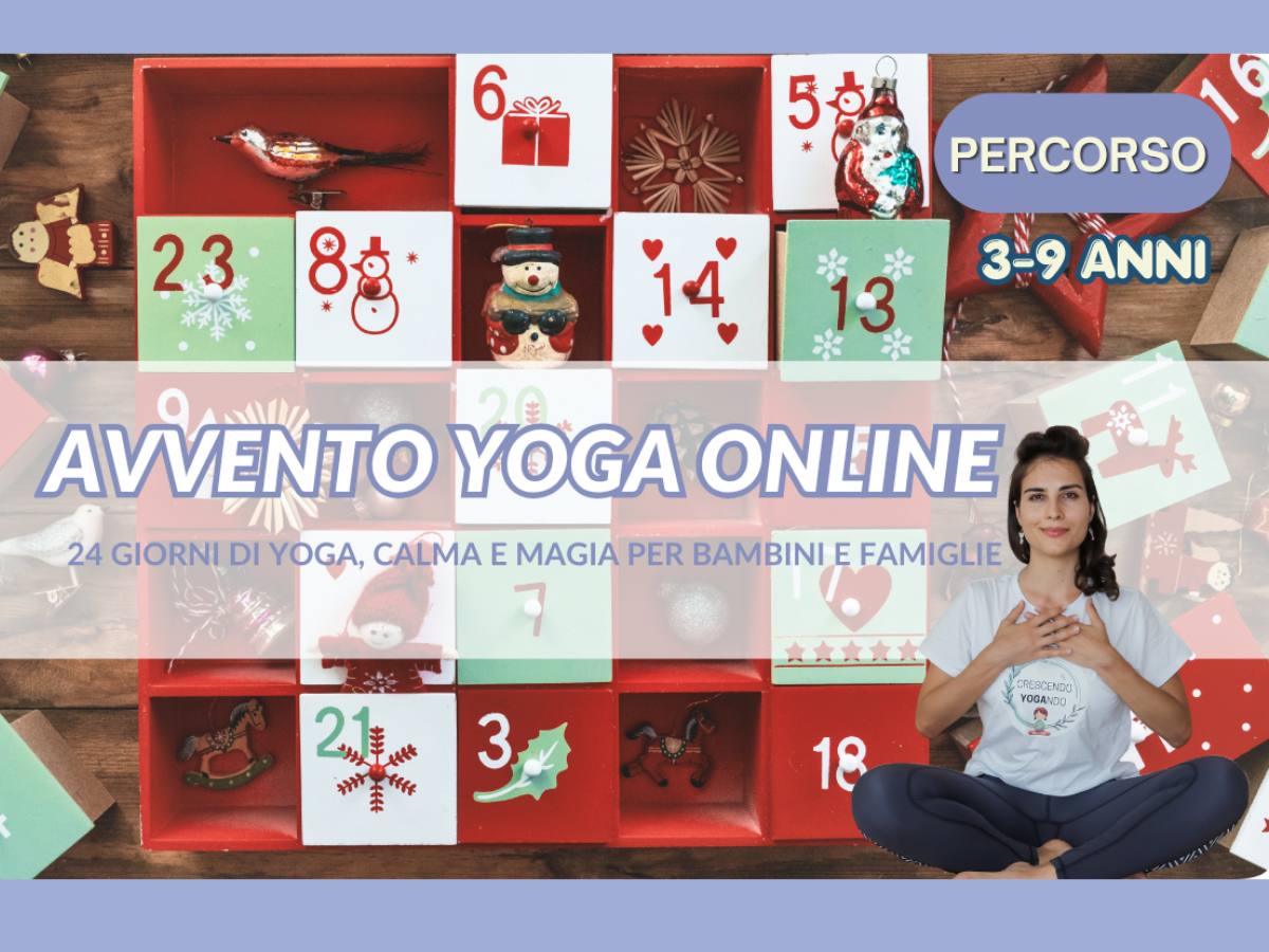 Avvento Yoga Online: 24 giorni di yoga, calma e magia per bambini e famiglie